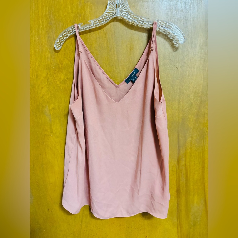 PRIMARK, Light Pink/Peach Camisole Top, Size 12